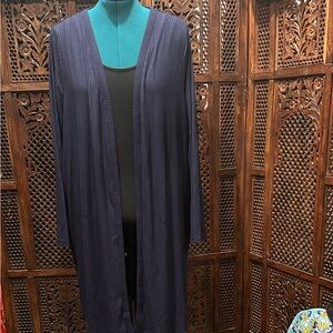 Lane Bryant Blue Long Cardigan size 18/20